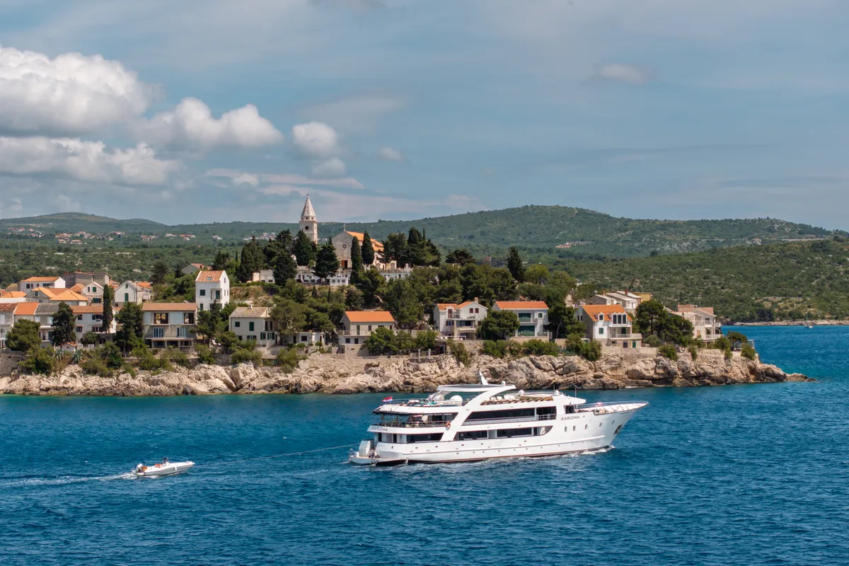 Exterior view of Karizma, a Gulet Motoryacht motor yacht at Split, Croatia