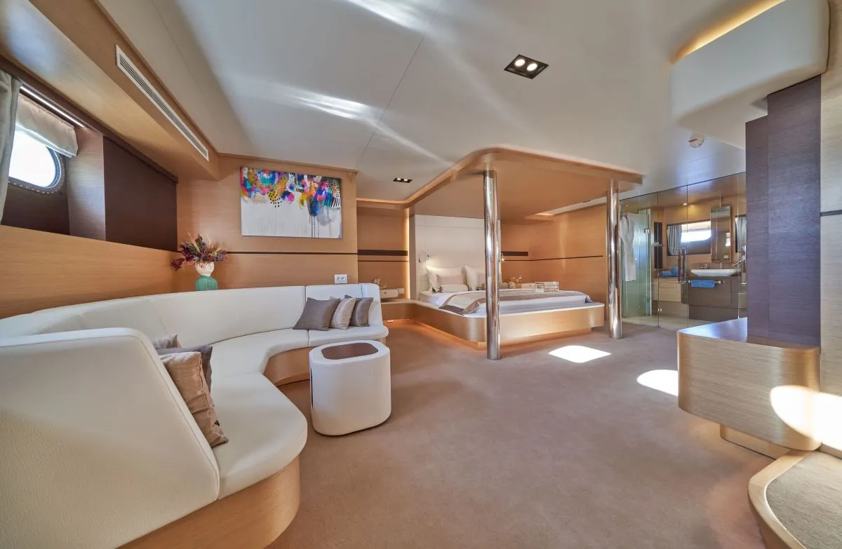 Cabin on Omnia, a Custom Made Omnia sailboat at Split, Croatia