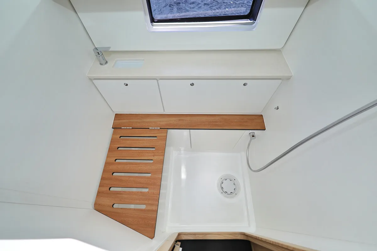 Galley of Kaos, a Dufour 44 sailboat at Grad Biograd na Moru, Croatia