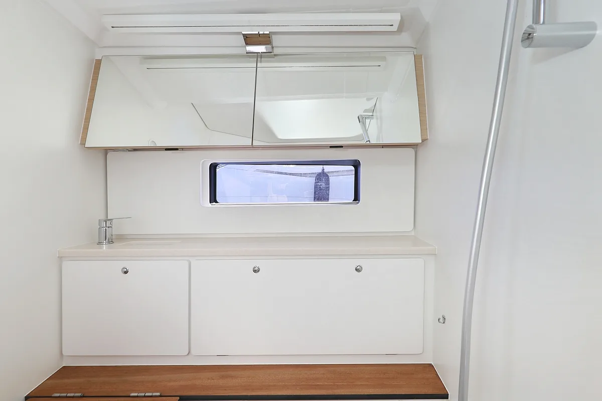Galley of Kaos, a Dufour 44 sailboat at Grad Biograd na Moru, Croatia