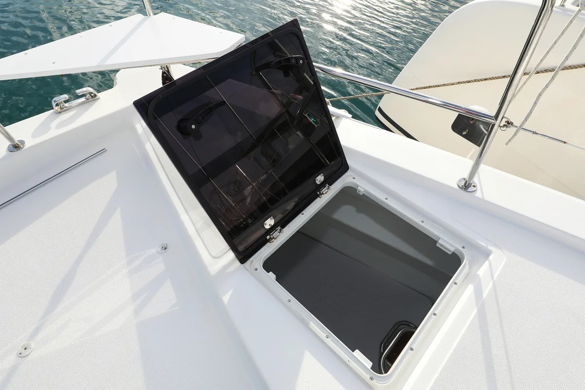 Titan, a Bali 4.8 catamaran at Trogir, Croatia