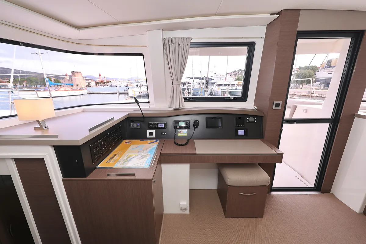 Titan, a Bali 4.8 catamaran at Trogir, Croatia