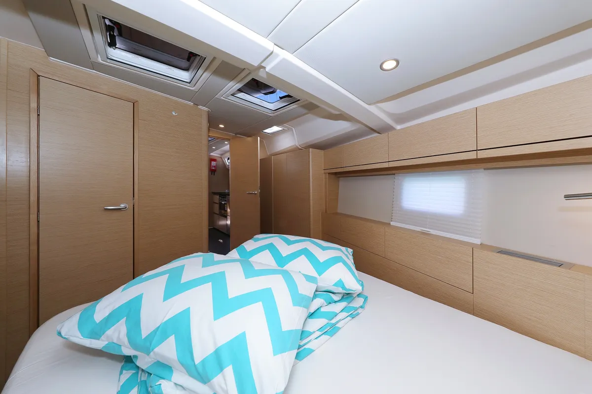 Cabin on Charlabelle - OW, a Hanse 508 sailboat at Seget Donji, Croatia