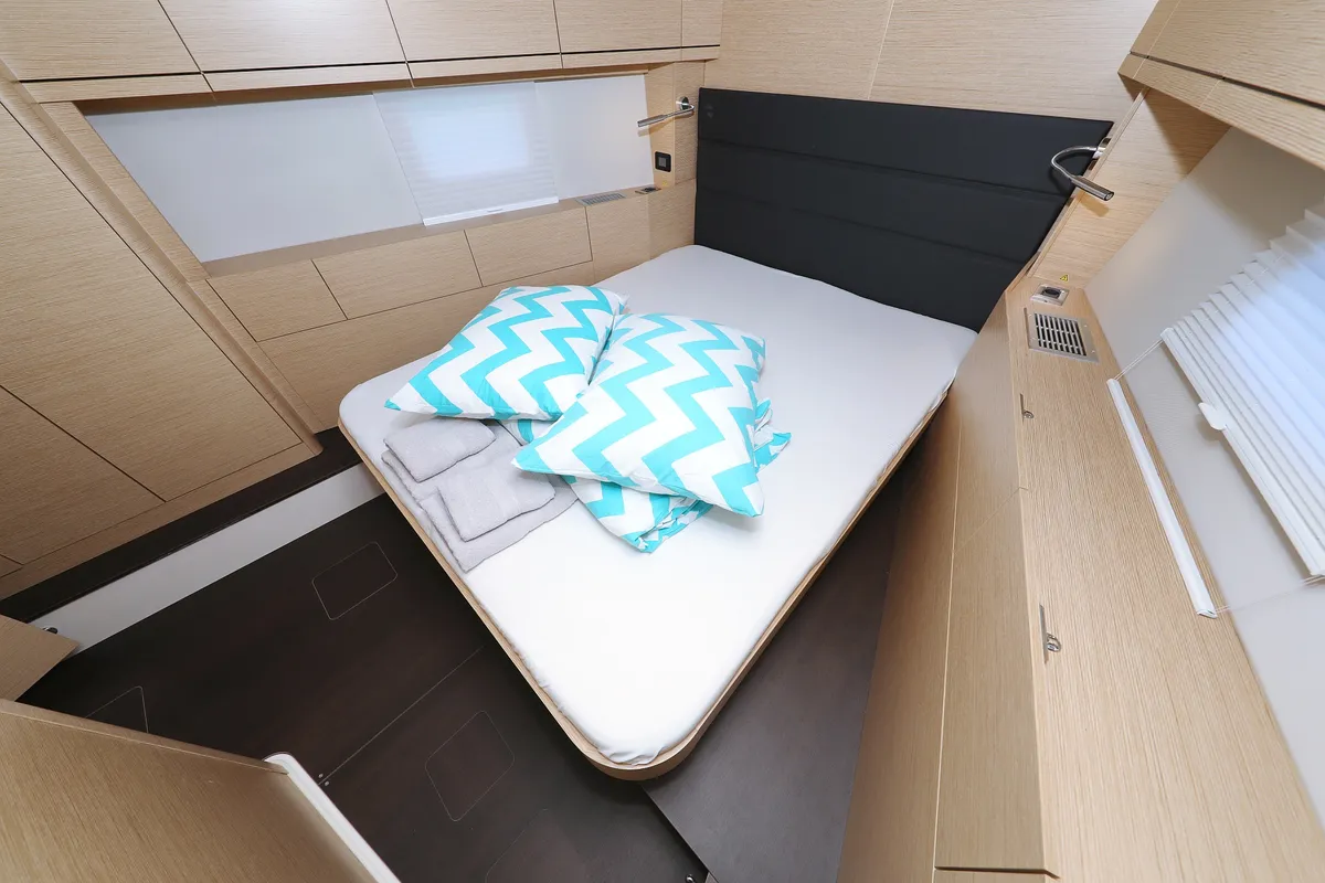 Cabin on Charlabelle - OW, a Hanse 508 sailboat at Seget Donji, Croatia