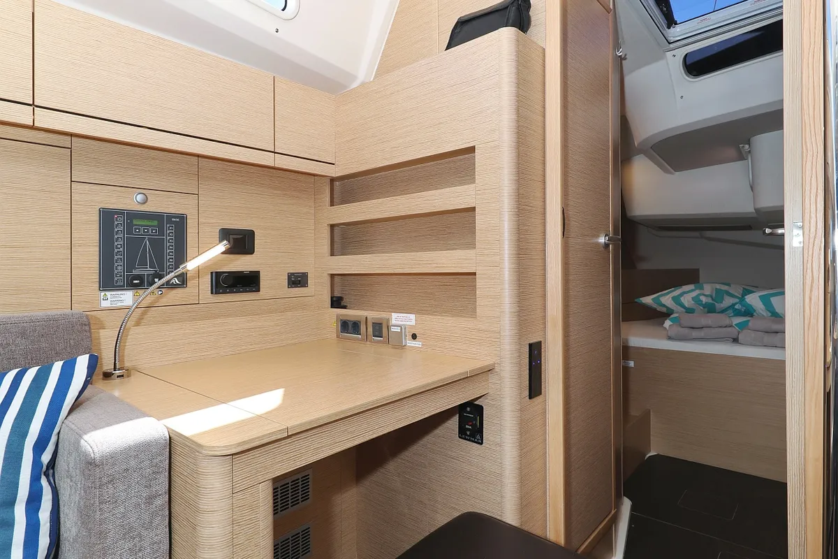 Salon of Charlabelle - OW, a Hanse 508 sailboat at Seget Donji, Croatia