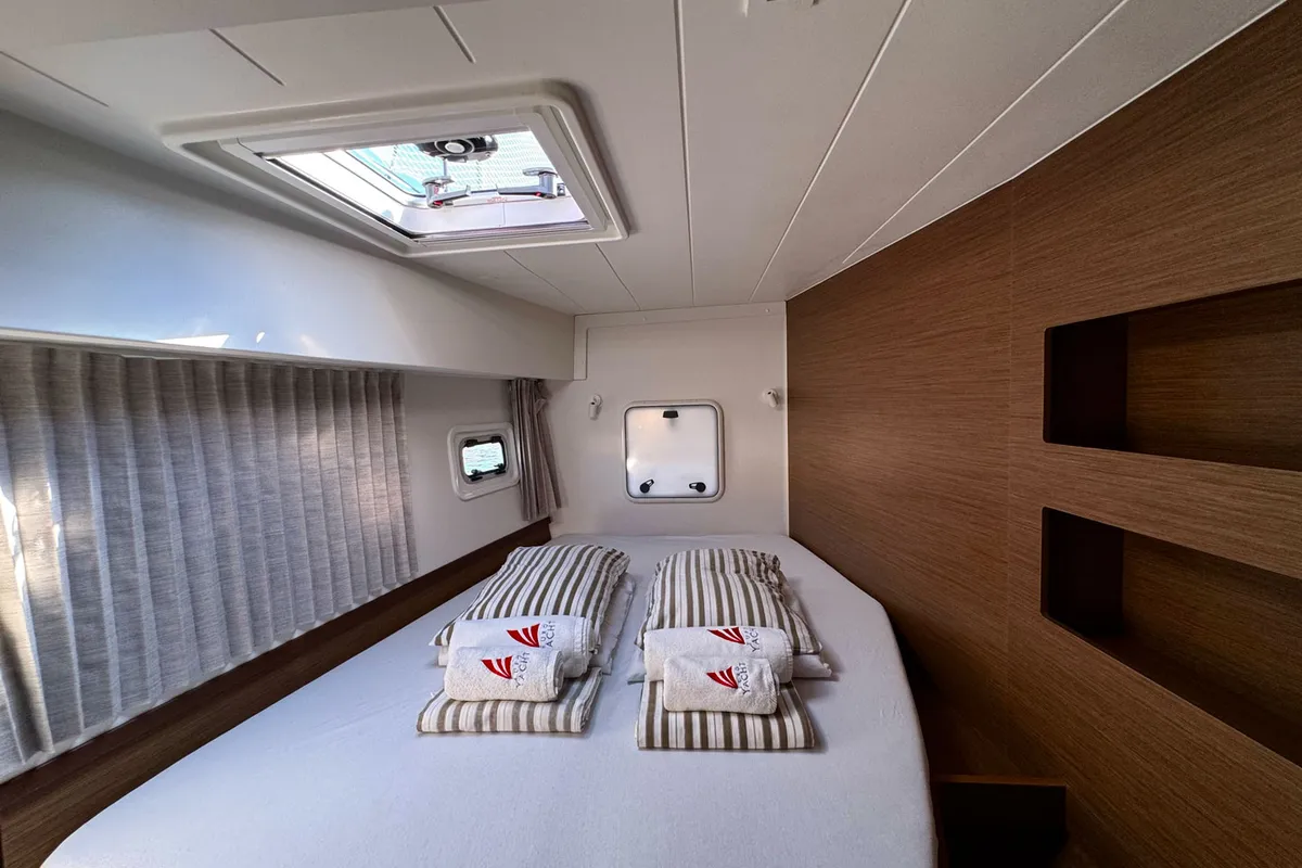 Cabin on That's Life, a Lagoon 42 catamaran at Grad Biograd na Moru, Croatia