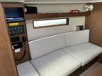 Salon of Sail Altair 1, a Beneteau Oceanis 34.1 sailboat at Marmaris, Turkey