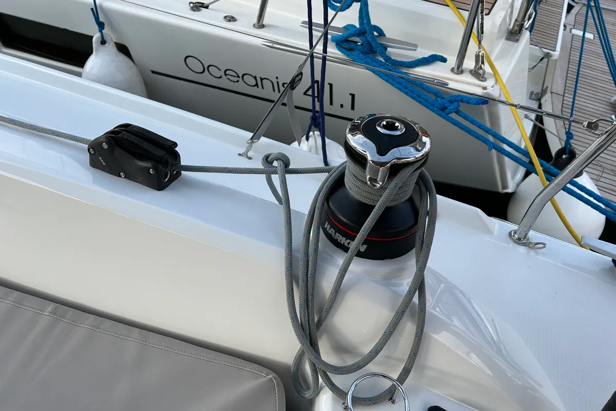 Sail Altair 1, a Beneteau Oceanis 34.1 sailboat at Marmaris, Turkey