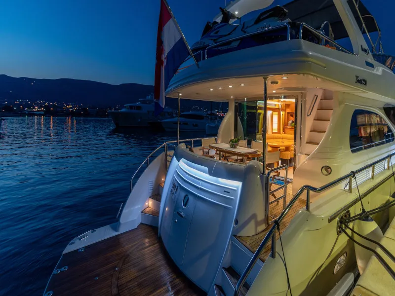 Happy3, a Yaretti 2210 motor yacht at Split, Croatia