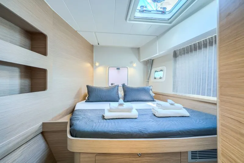 Cabin on Olyntha, a Lagoon 42 catamaran at Kaštela, Croatia
