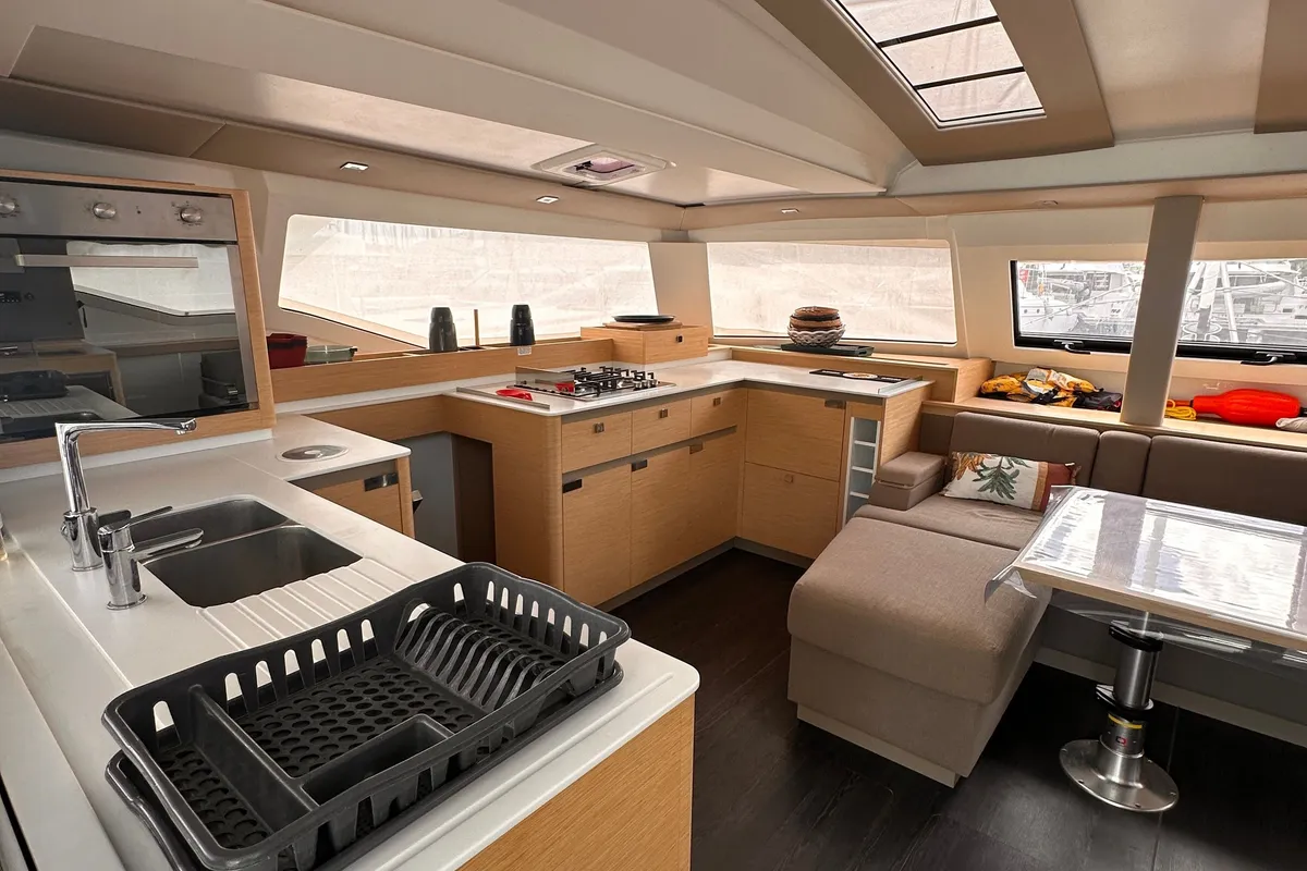 Premium, a Fountaine Pajot Elba 45 catamaran at Alameda, United States