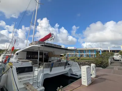 Premium, a Fountaine Pajot Elba 45 catamaran at Alameda, United States