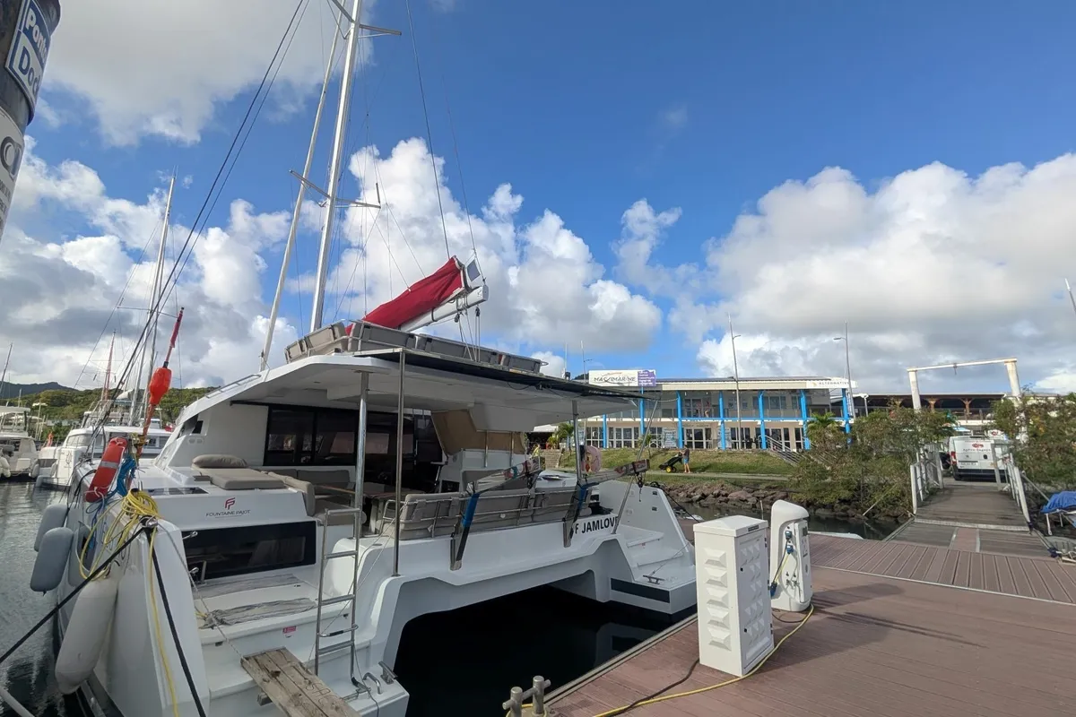Premium, a Fountaine Pajot Elba 45 catamaran at Alameda, United States