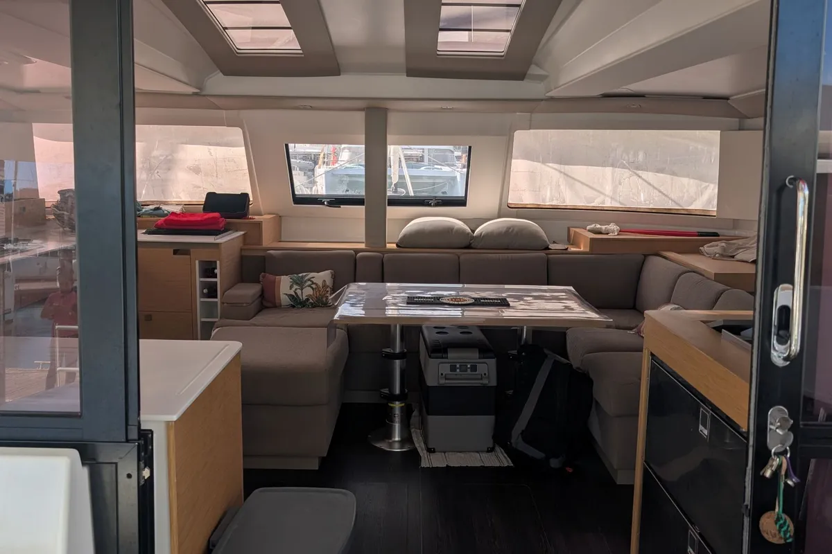 Premium, a Fountaine Pajot Elba 45 catamaran at Alameda, United States