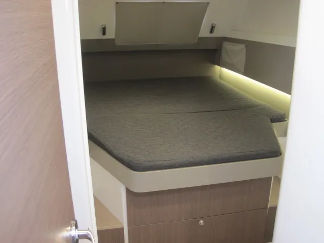 Cabin on Maria Elena, a Bali 4.3 catamaran at Capo d'Orlando, Italy