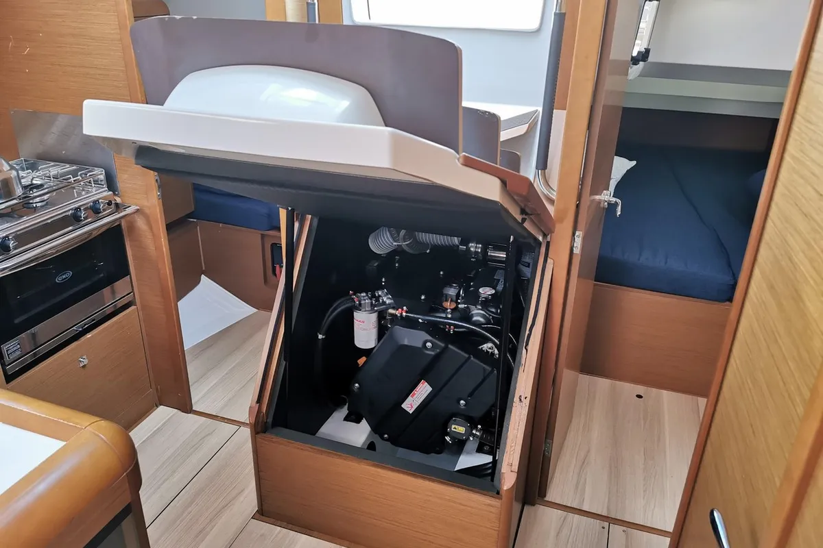 Star Gazer, a Jeanneau Sun Odyssey 419 sailboat at Grad Pula, Croatia
