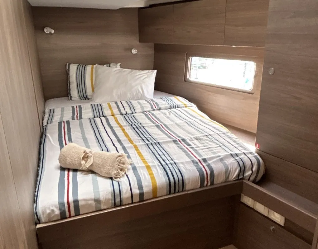 Cabin on B-52, a Beneteau Oceanis 52 sailboat at Split, Croatia