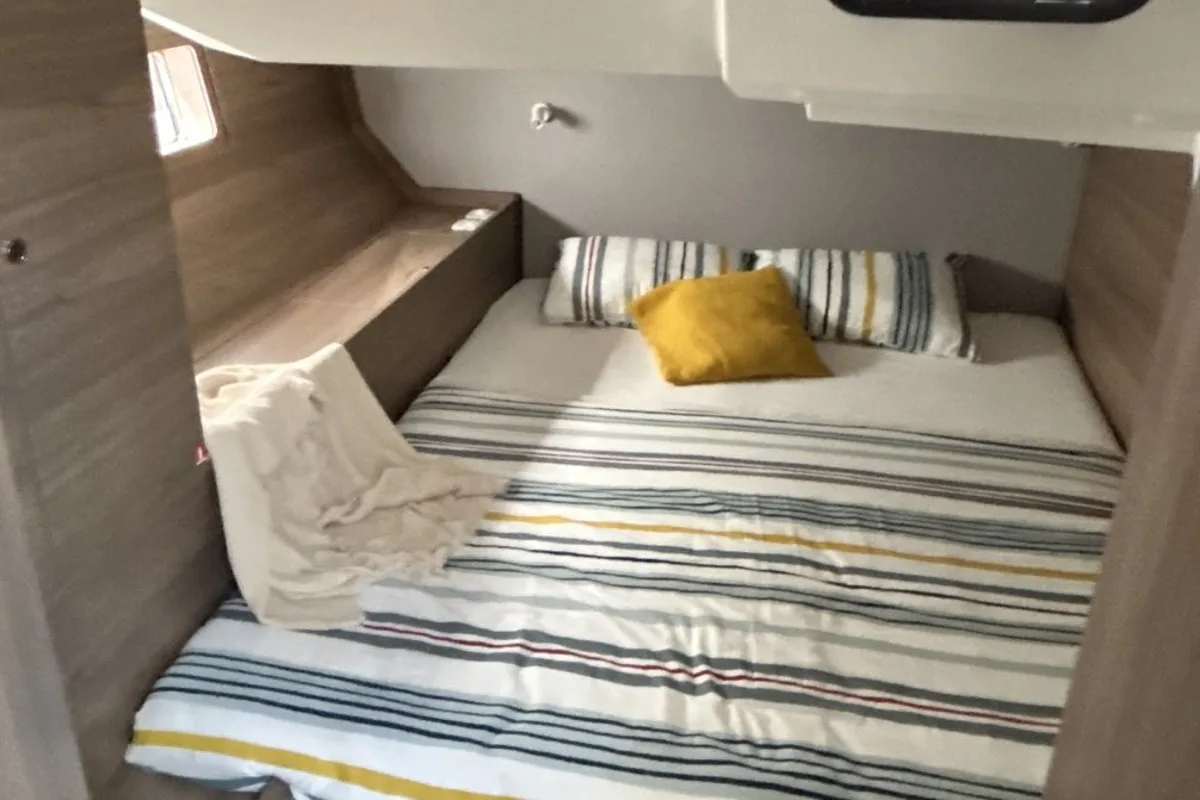Cabin on B-52, a Beneteau Oceanis 52 sailboat at Split, Croatia