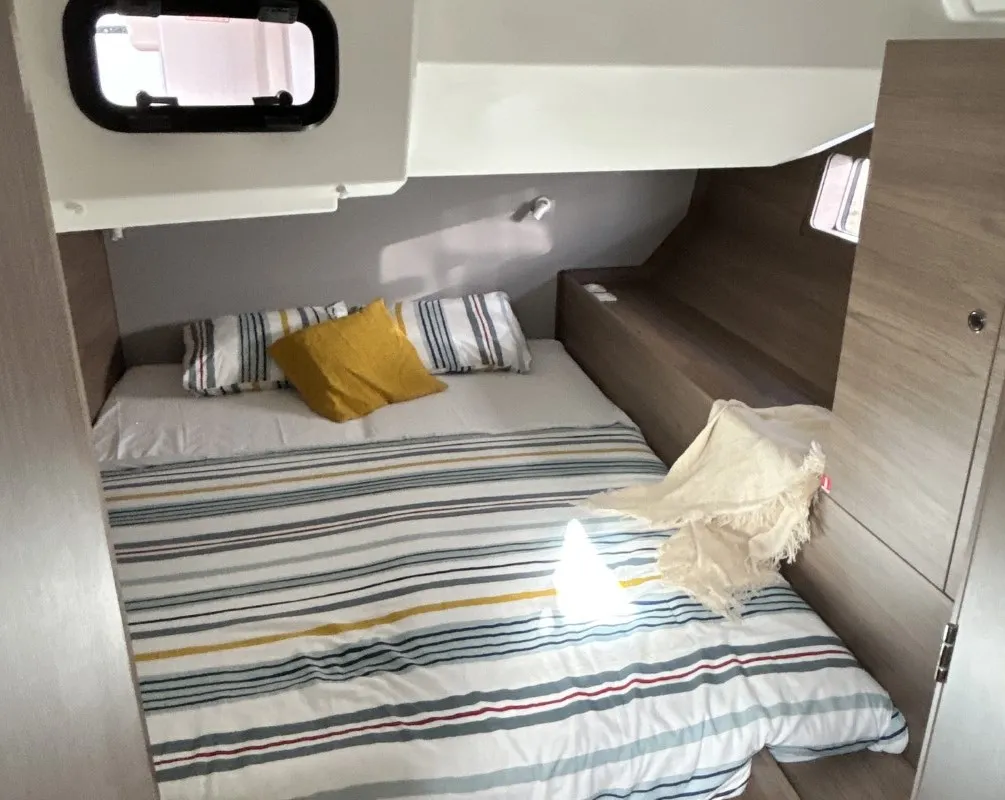 Cabin on B-52, a Beneteau Oceanis 52 sailboat at Split, Croatia