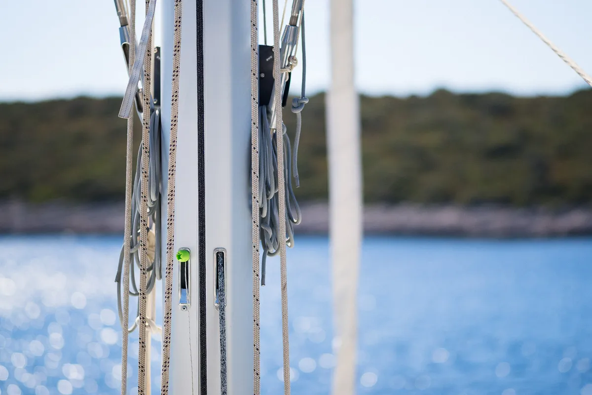 Catwalk, a Lagoon 51 OW catamaran at Grad Kaštela, Croatia