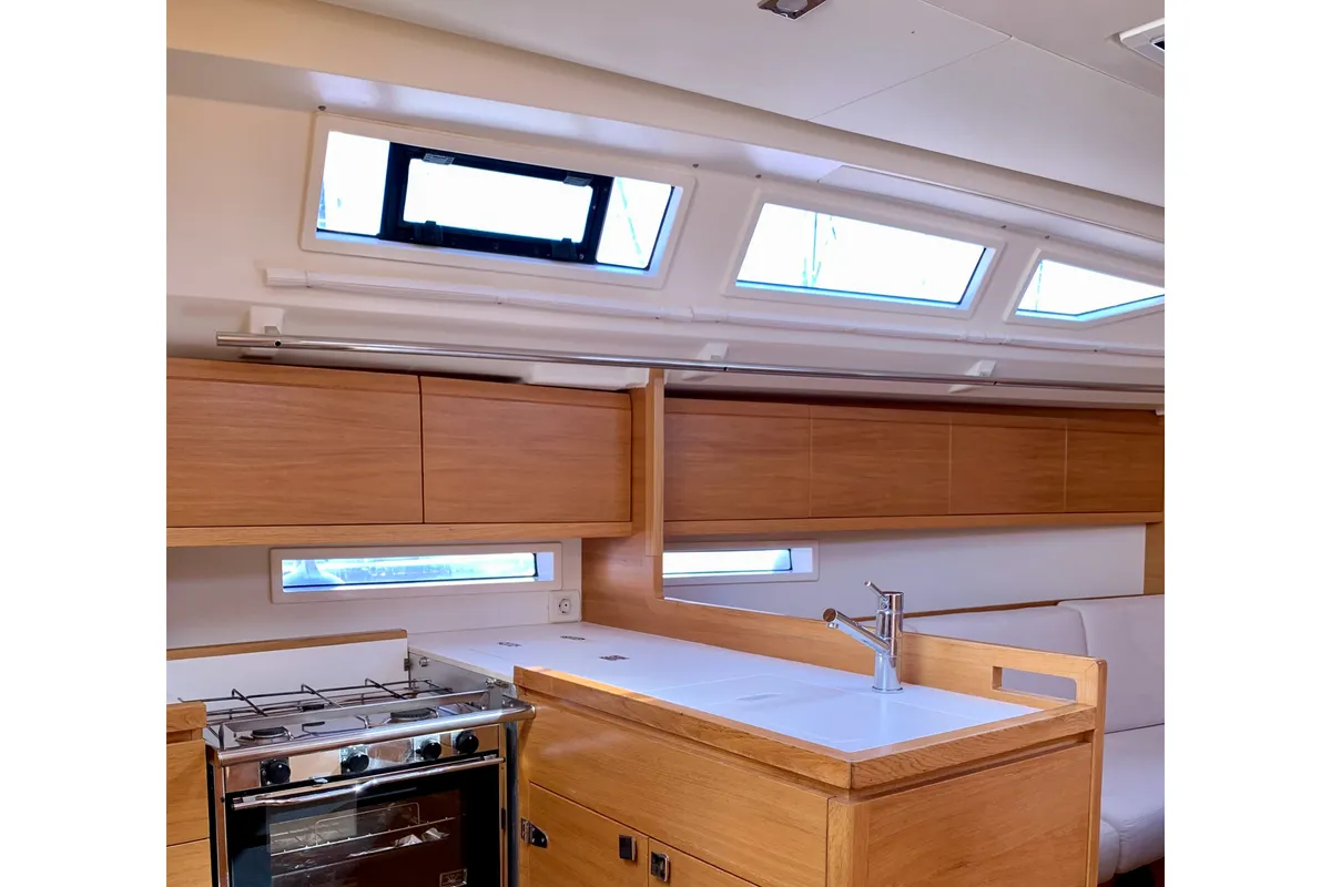 Galley of Smiles, a AD Boats Salona 380 sailboat at Yerseke, Netherlands