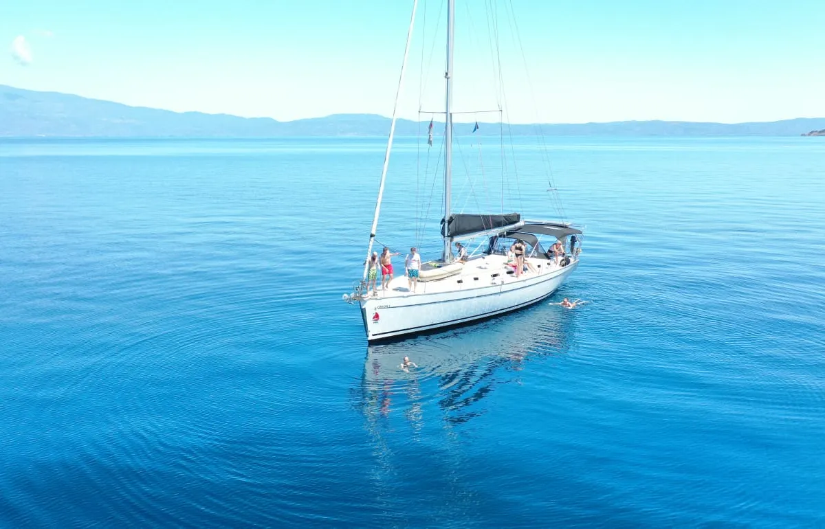 Pearl, a Beneteau Cyclades 50.5 sailboat at Volos, Greece