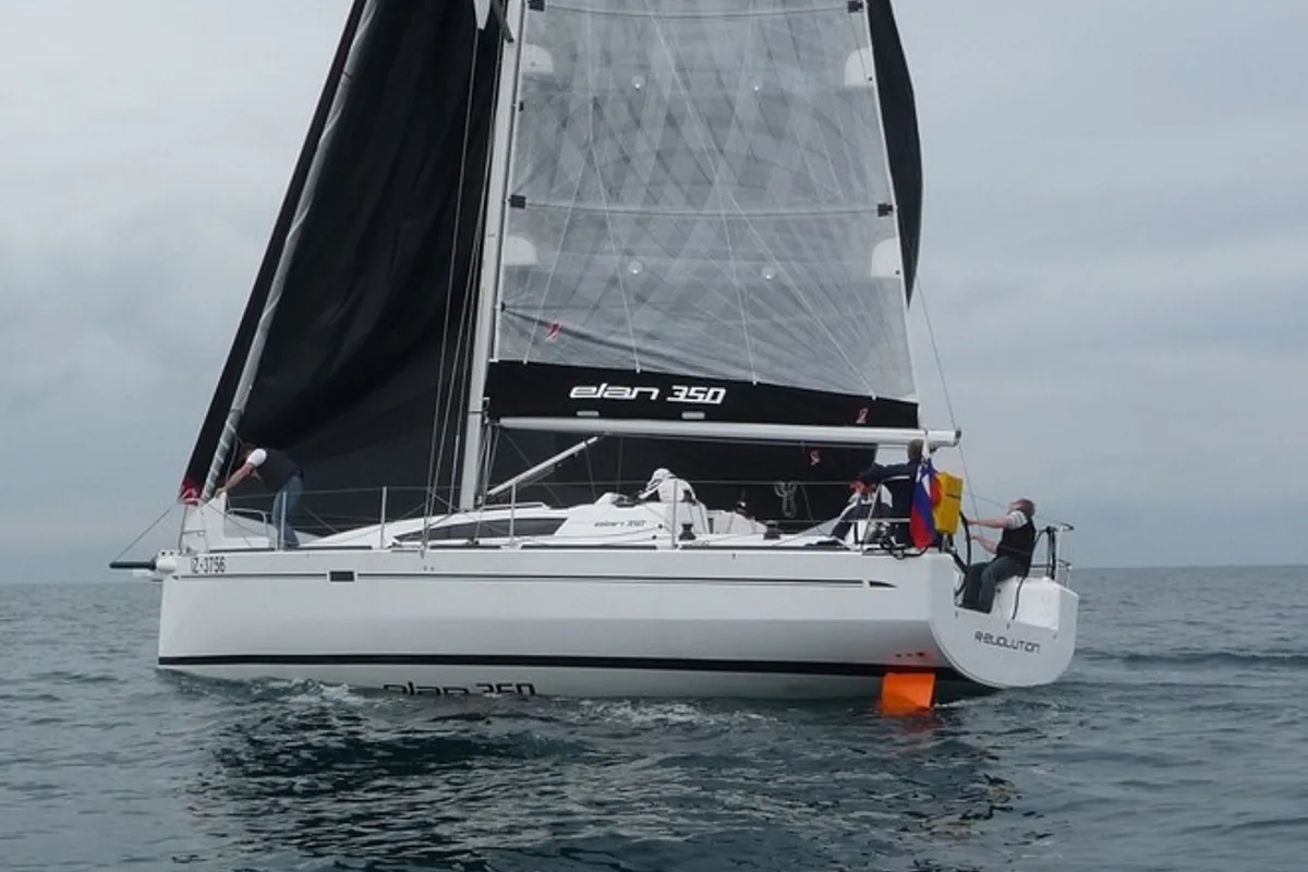 Exterior view of November, a Elan 350 Performance sailboat at Grad Pula, Croatia