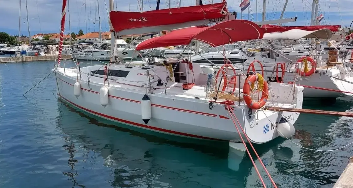 November, a Elan 350 Performance sailboat at Grad Pula, Croatia