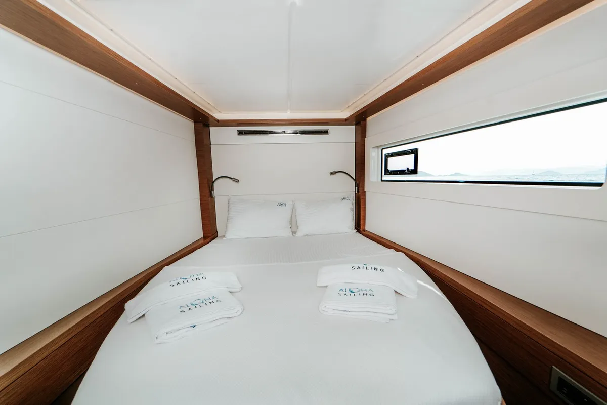 Cabin on Hydra, a Lagoon 46 catamaran at Fethiye, Turkey