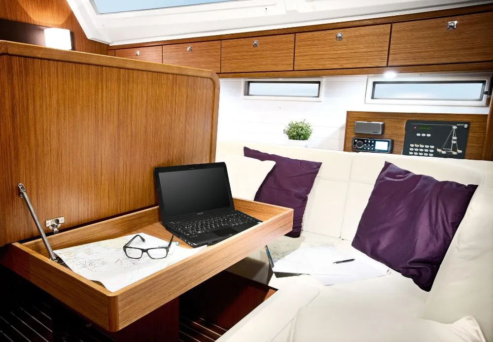 Mesela, a Bavaria Cruiser 46 sailboat at Marmaris, Turkey