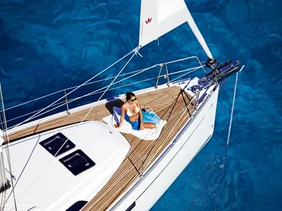 Mesela, a Bavaria Cruiser 46 sailboat at Marmaris, Turkey