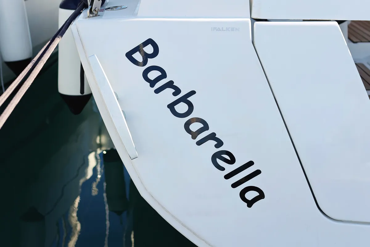 Barbarella, a Beneteau Oceanis 45 sailboat at Trogir, Croatia