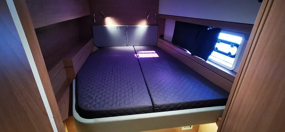 Cabin on Kos 44.2, a Bali 4.4 catamaran at Municipal Unit of Lefkada, Greece