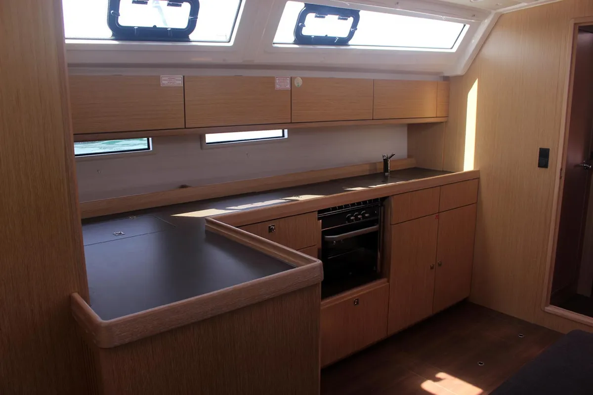 Galley of Divine, a Bavaria Cruiser 46 sailboat at Volos Municipality, Greece