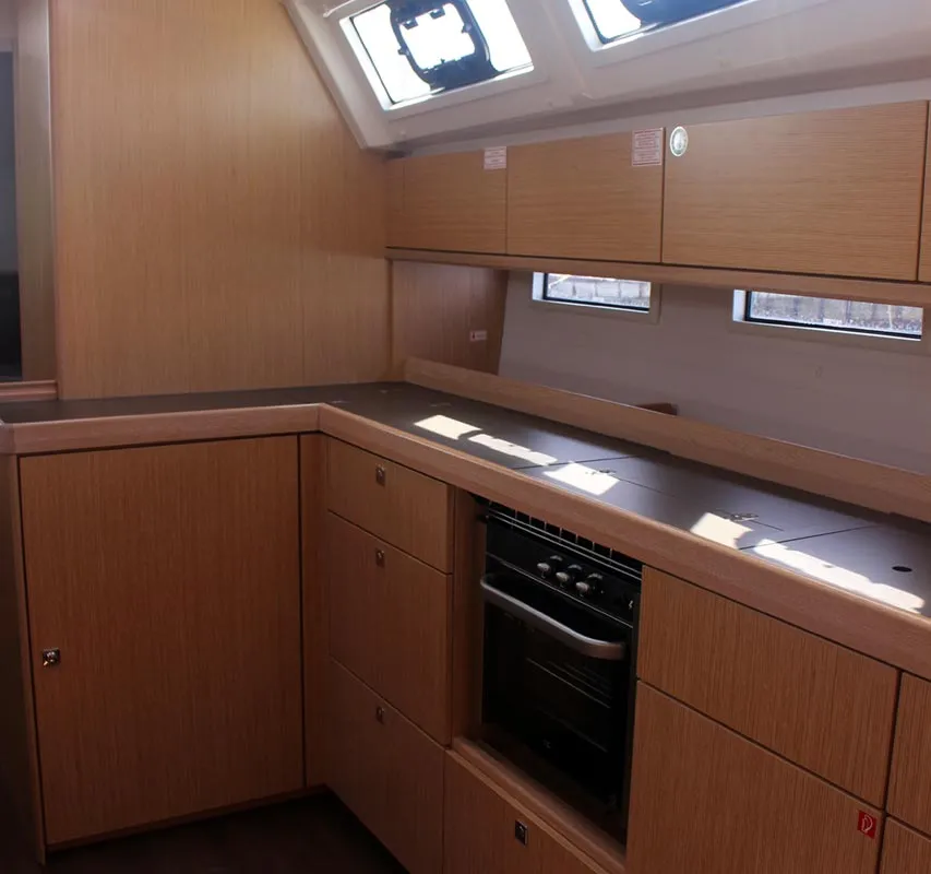 Galley of Divine, a Bavaria Cruiser 46 sailboat at Volos Municipality, Greece