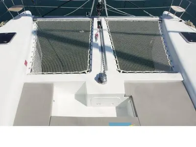 Hydra VIII, a Lagoon 450 Fly catamaran at Athens, Greece