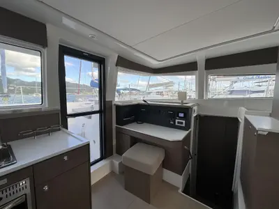 Salon of Bali 4.2, a catamaran at Road Town, British Virgin Islands