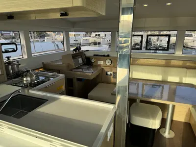 Galley of Roxy I, a Lagoon 40 catamaran at Alameda, United States