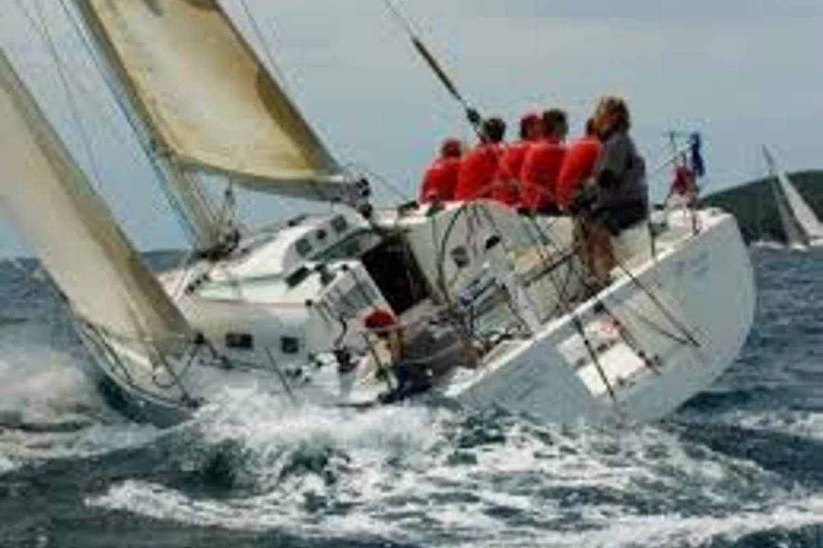 Exterior view of Roko, a Beneteau First 36.7 sailboat at Primošten, Croatia