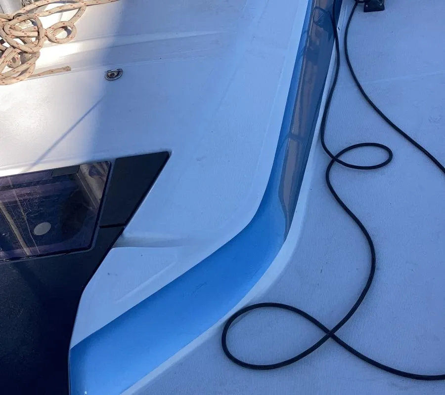 Pixie, a Dufour 390 sailboat at Olbia, Italy