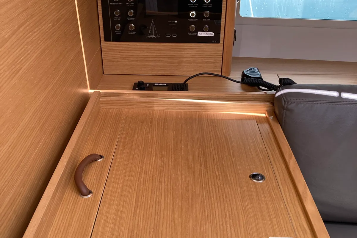 Pixie, a Dufour 390 sailboat at Olbia, Italy