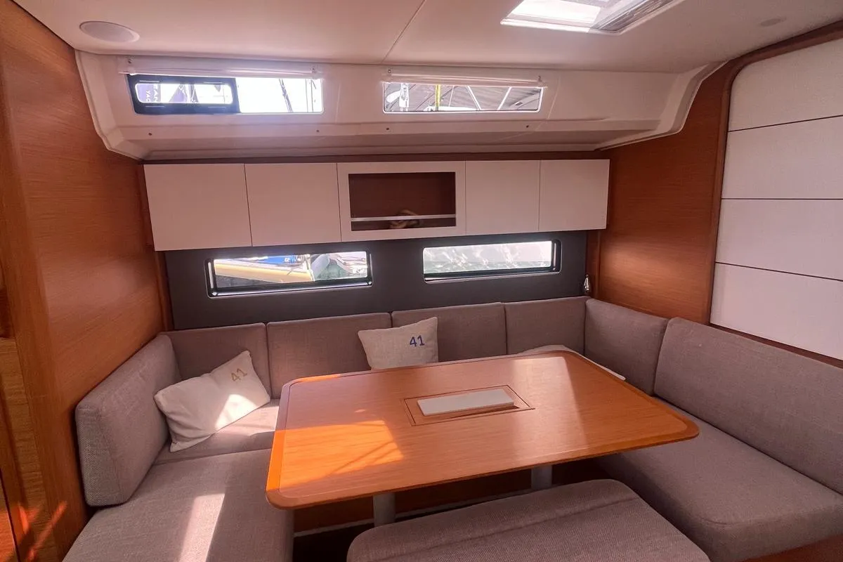 Zephyr, a Dufour 41 sailboat at Ajaccio, France