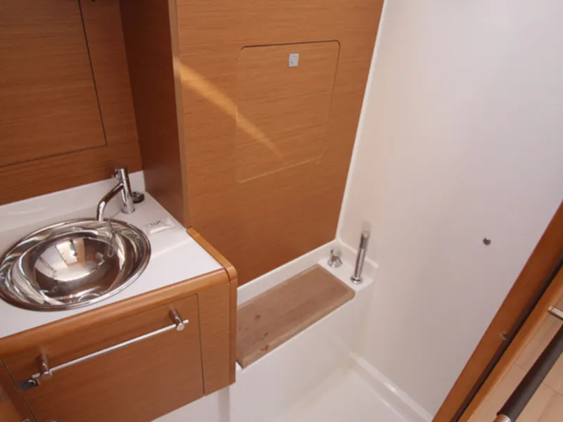 Head on Kronos, a Jeanneau Sun Odyssey 449 sailboat at Lavreotiki Municipal Unit, Greece