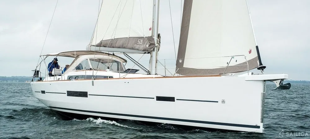 Sunshine Planet, a Dufour 520 GL sailboat at Marsala, Italy