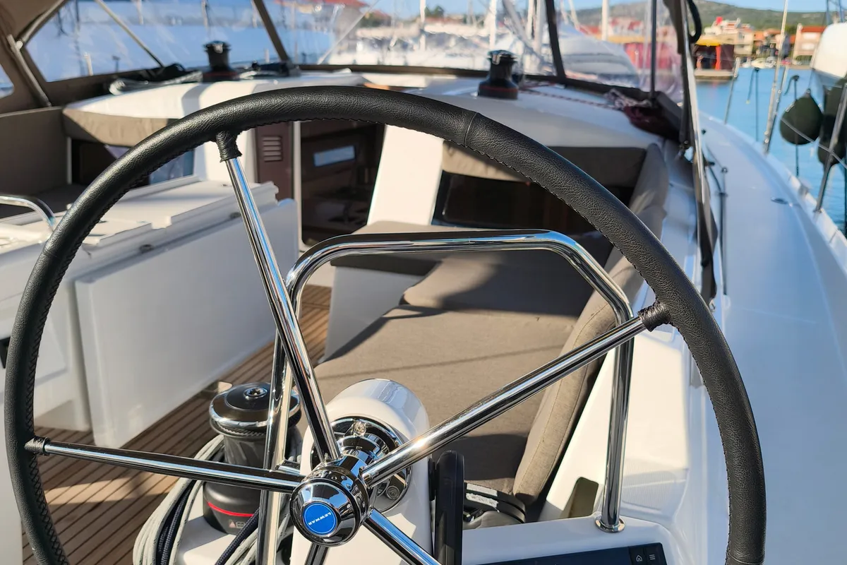 Jeanneau Sun Odyssey 490, a sailboat at Preveza, Greece