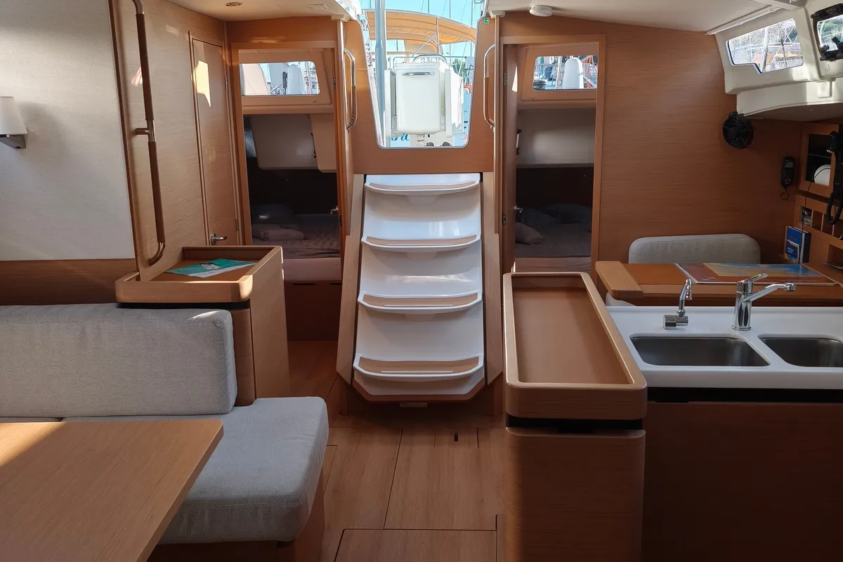 Jeanneau Sun Odyssey 490, a sailboat at Preveza, Greece