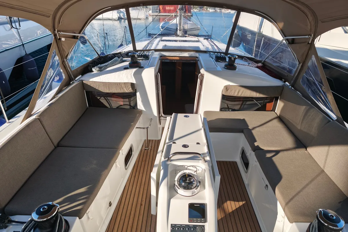 Jeanneau Sun Odyssey 490, a sailboat at Preveza, Greece