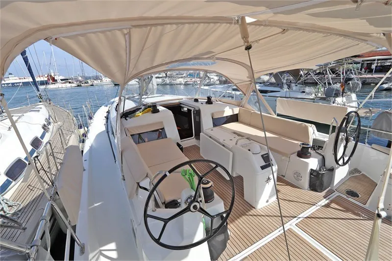 Jeanneau Sun Odyssey 490, a sailboat at Preveza, Greece