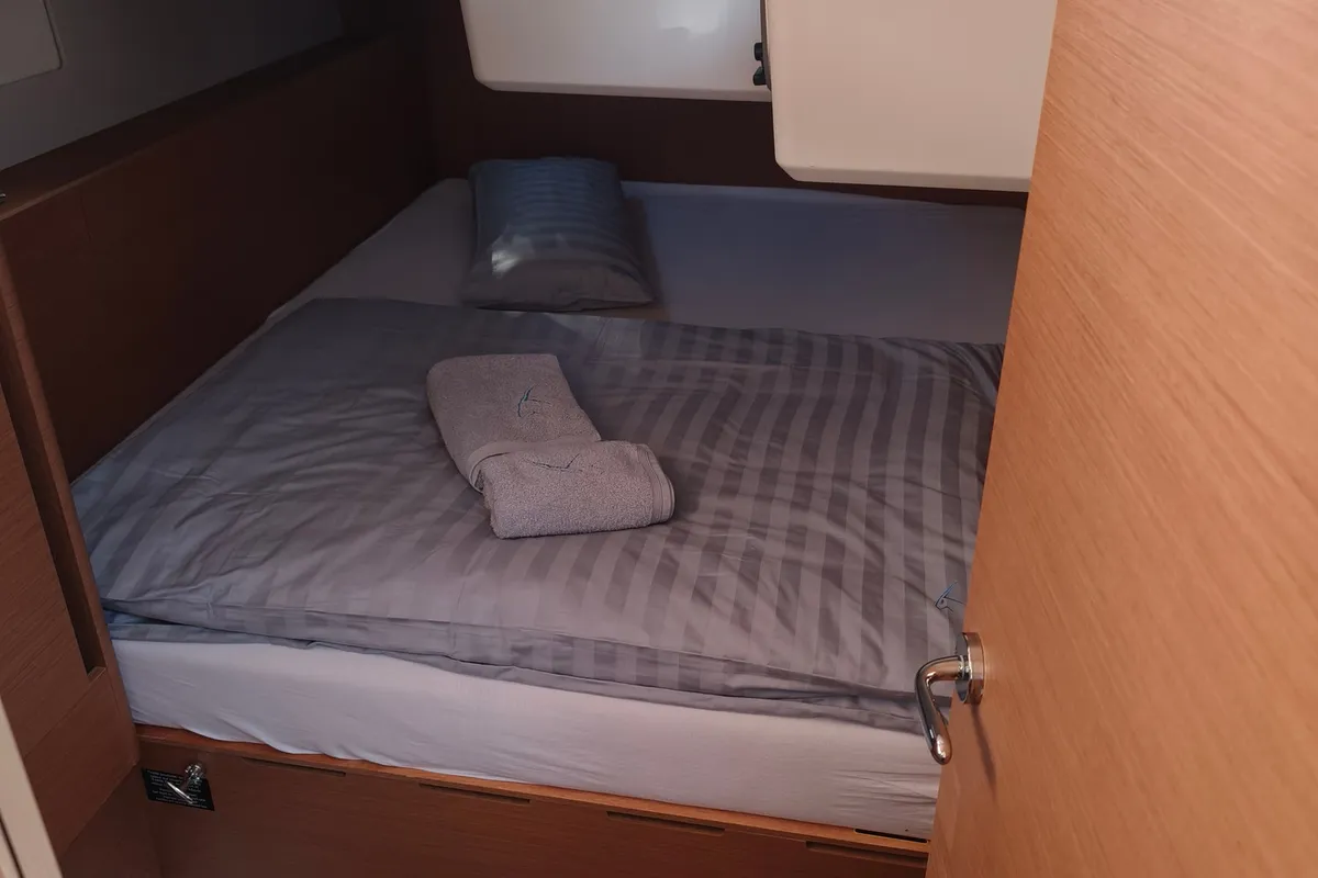 Jeanneau Sun Odyssey 490, a sailboat at Preveza, Greece