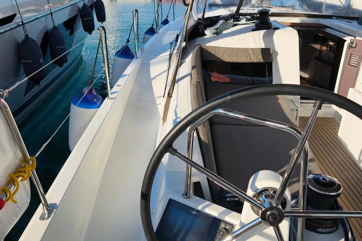 Jeanneau Sun Odyssey 490, a sailboat at Preveza, Greece